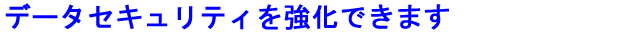 データセキュリティ